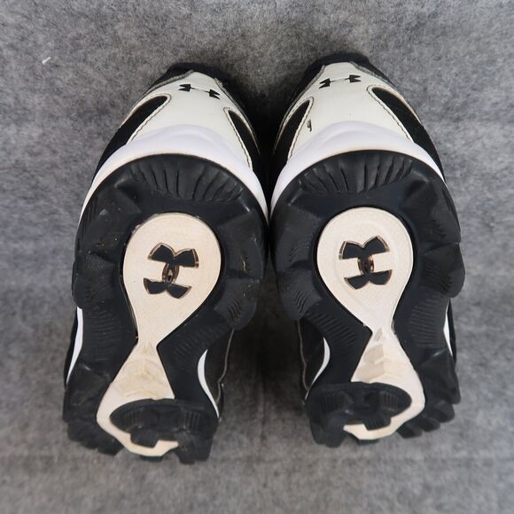 Under Armour Shoes Mens 8.5 Cleats Baseball Sport Black Molded Leadoff III Adult - Picture 10 of 13